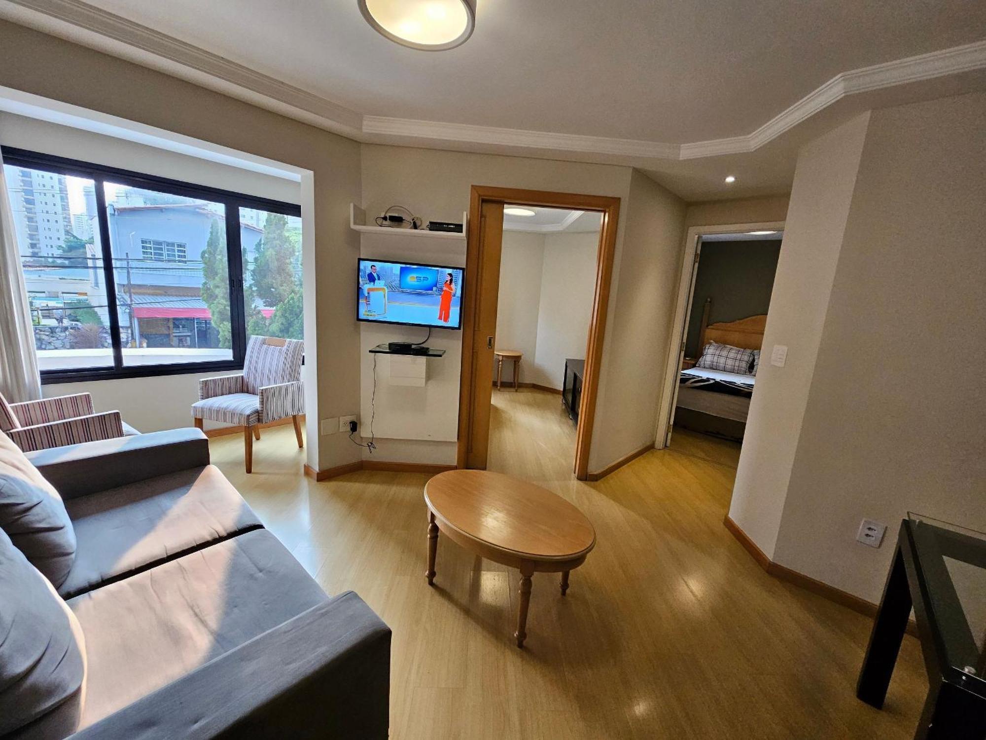Flat Apart-Hotel Com Dois Quartos E Dois Banheiros เซาเปาโล ภายนอก รูปภาพ